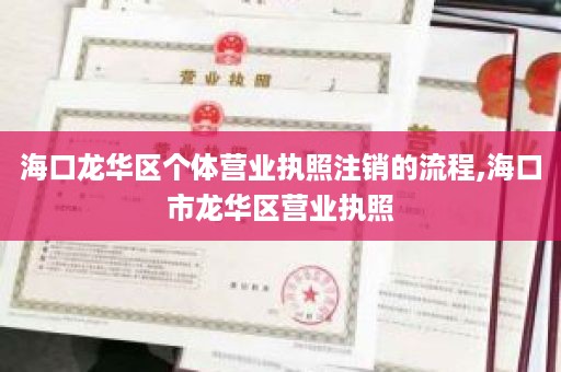 海口龙华区个体营业执照注销的流程,海口市龙华区营业执照