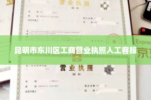 昆明市东川区工商营业执照人工客服