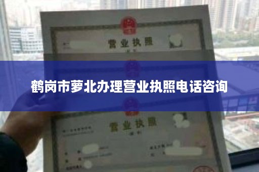 鹤岗市萝北办理营业执照电话咨询