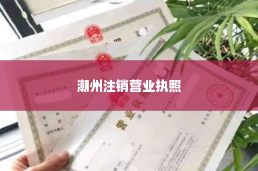 潮州注销营业执照