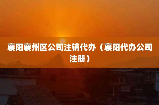 襄阳襄州区公司注销代办（襄阳代办公司注册）