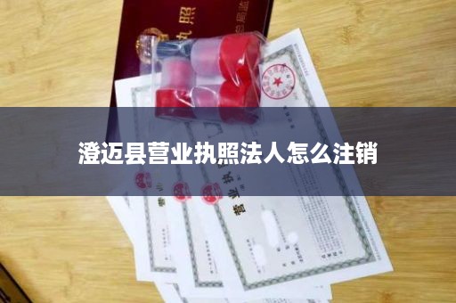 澄迈县营业执照法人怎么注销