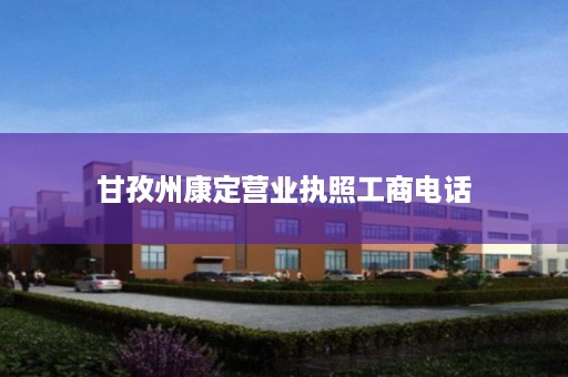 甘孜州康定营业执照工商电话