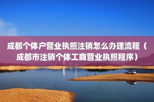 成都个体户营业执照注销怎么办理流程（成都市注销个体工商营业执照程序）