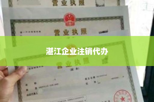 湛江企业注销代办