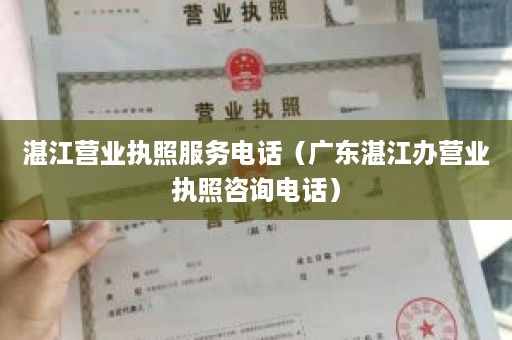 湛江营业执照服务电话（广东湛江办营业执照咨询电话）