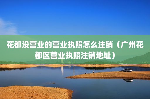 花都没营业的营业执照怎么注销（广州花都区营业执照注销地址）