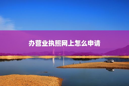 办营业执照网上怎么申请