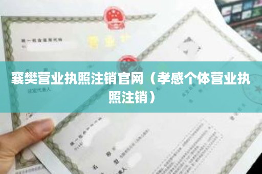 襄樊营业执照注销官网（孝感个体营业执照注销）