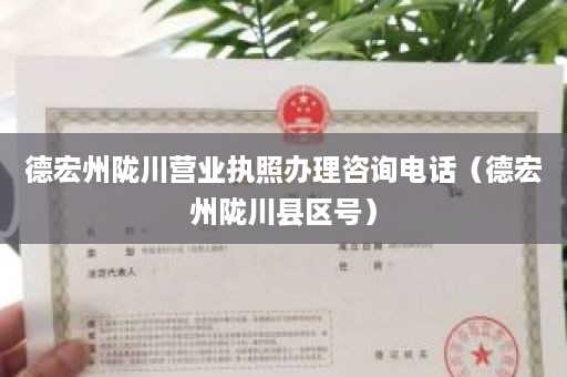 德宏州陇川营业执照办理咨询电话（德宏州陇川县区号）
