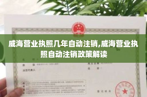 威海营业执照几年自动注销,威海营业执照自动注销政策解读