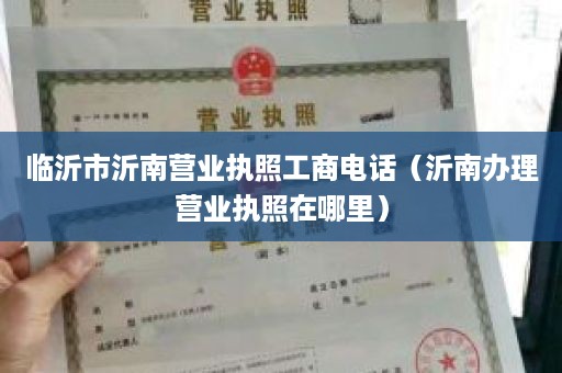 临沂市沂南营业执照工商电话（沂南办理营业执照在哪里）
