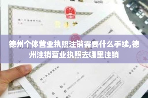 德州个体营业执照注销需要什么手续,德州注销营业执照去哪里注销