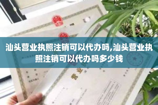 汕头营业执照注销可以代办吗,汕头营业执照注销可以代办吗多少钱