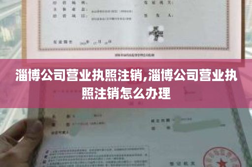 淄博公司营业执照注销,淄博公司营业执照注销怎么办理