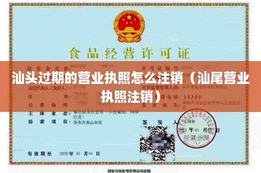 汕头过期的营业执照怎么注销（汕尾营业执照注销）