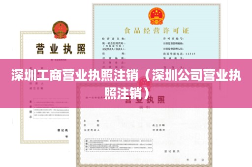 深圳工商营业执照注销（深圳公司营业执照注销）