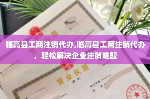临高县工商注销代办,临高县工商注销代办，轻松解决企业注销难题