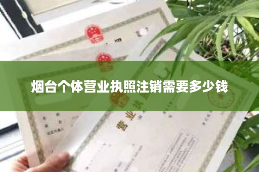 烟台个体营业执照注销需要多少钱