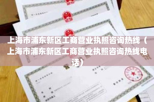 上海市浦东新区工商营业执照咨询热线（上海市浦东新区工商营业执照咨询热线电话）