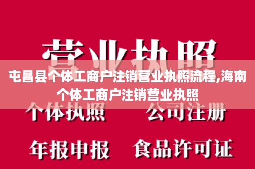 屯昌县个体工商户注销营业执照流程,海南个体工商户注销营业执照