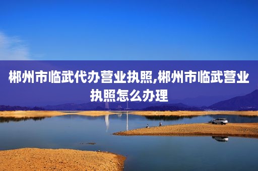 郴州市临武代办营业执照,郴州市临武营业执照怎么办理