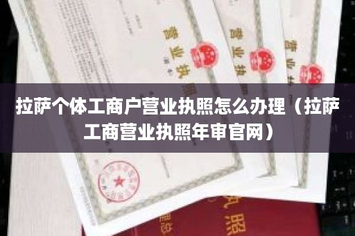 拉萨个体工商户营业执照怎么办理（拉萨工商营业执照年审官网）