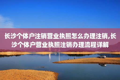 长沙个体户注销营业执照怎么办理注销,长沙个体户营业执照注销办理流程详解