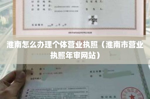 淮南怎么办理个体营业执照（淮南市营业执照年审网站）