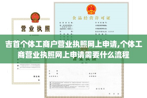 吉首个体工商户营业执照网上申请,个体工商营业执照网上申请需要什么流程