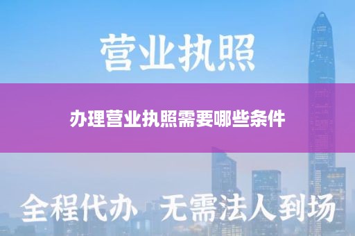办理营业执照需要哪些条件