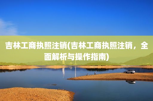 吉林工商执照注销(吉林工商执照注销，全面解析与操作指南)