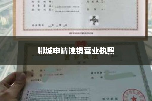 聊城申请注销营业执照