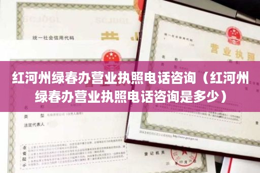 红河州绿春办营业执照电话咨询（红河州绿春办营业执照电话咨询是多少）