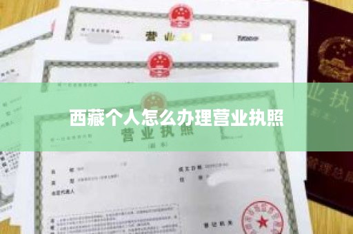 西藏个人怎么办理营业执照