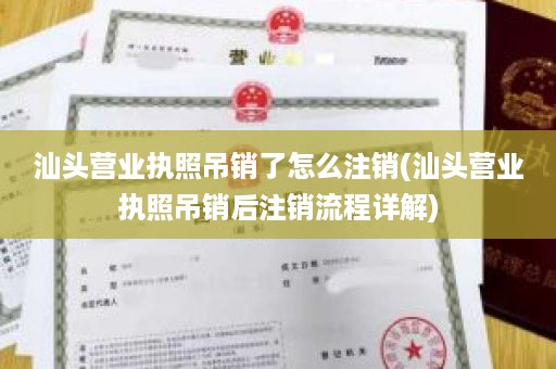 汕头营业执照吊销了怎么注销(汕头营业执照吊销后注销流程详解)