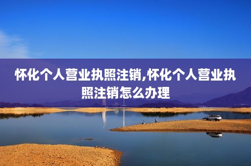 怀化个人营业执照注销,怀化个人营业执照注销怎么办理