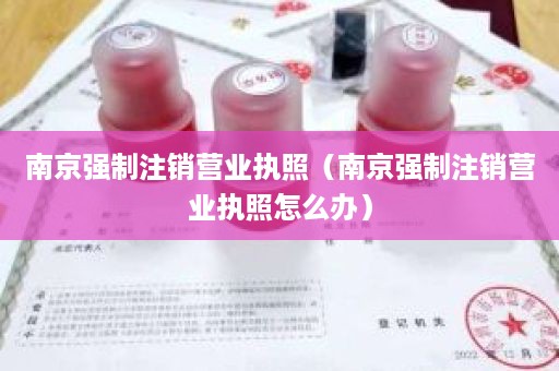 南京强制注销营业执照（南京强制注销营业执照怎么办）
