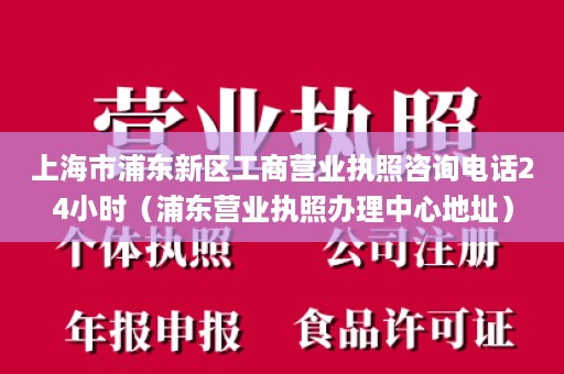 上海市浦东新区工商营业执照咨询电话24小时（浦东营业执照办理中心地址）