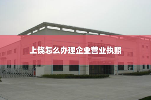 上饶怎么办理企业营业执照