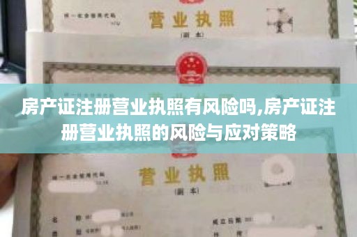 房产证注册营业执照有风险吗,房产证注册营业执照的风险与应对策略