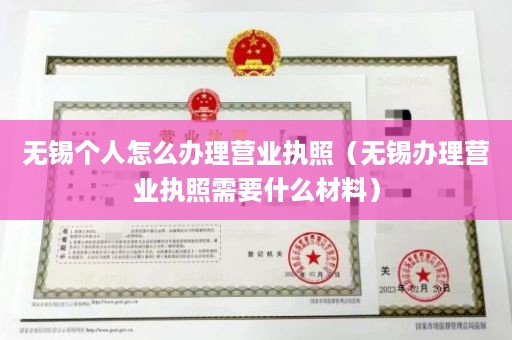 无锡个人怎么办理营业执照（无锡办理营业执照需要什么材料）