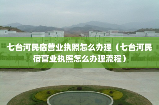 七台河民宿营业执照怎么办理（七台河民宿营业执照怎么办理流程）