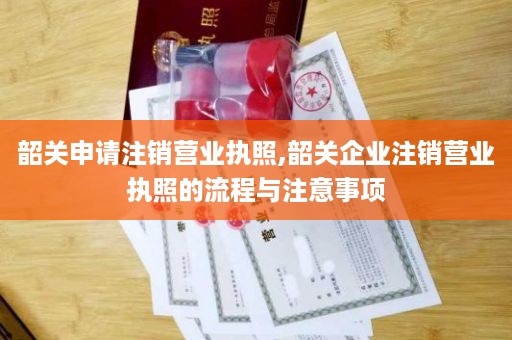 韶关申请注销营业执照,韶关企业注销营业执照的流程与注意事项
