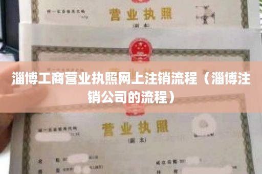 淄博工商营业执照网上注销流程（淄博注销公司的流程）