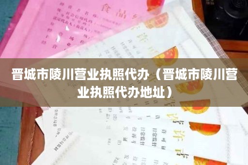 晋城市陵川营业执照代办（晋城市陵川营业执照代办地址）