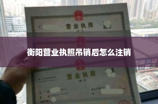 衡阳营业执照吊销后怎么注销