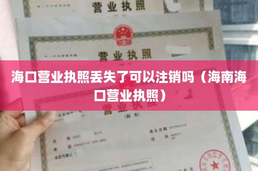 海口营业执照丢失了可以注销吗（海南海口营业执照）