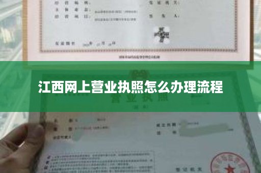 江西网上营业执照怎么办理流程