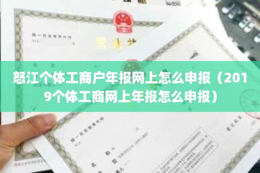 怒江个体工商户年报网上怎么申报（2019个体工商网上年报怎么申报）